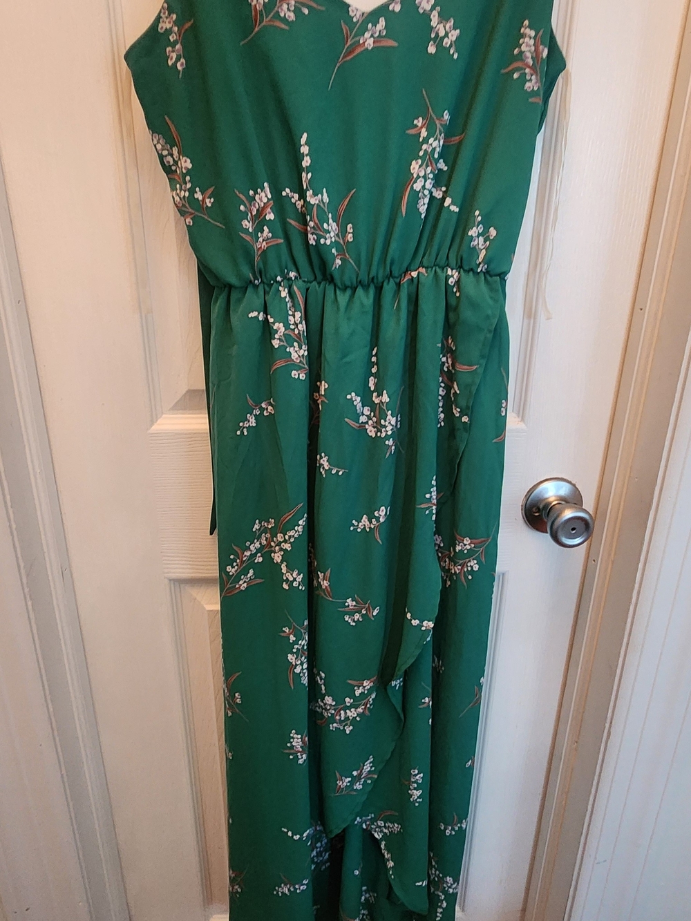 Women’s Green Floral Maxi Dress